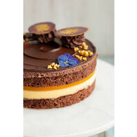 67. MINI Mango & Passion fruit chocolate cake