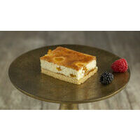 170. Curd cake with apricot and peach
