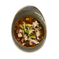 Hot & sour vegetable soup with chicken 